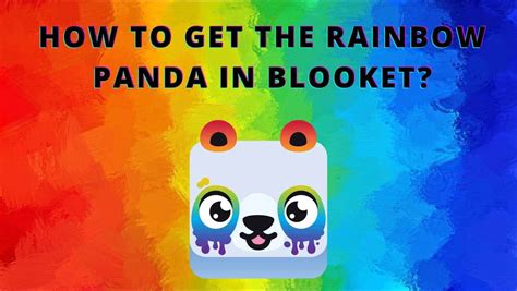 How to get rainbow panda in blooket for free  Used by hundreds of thousands people